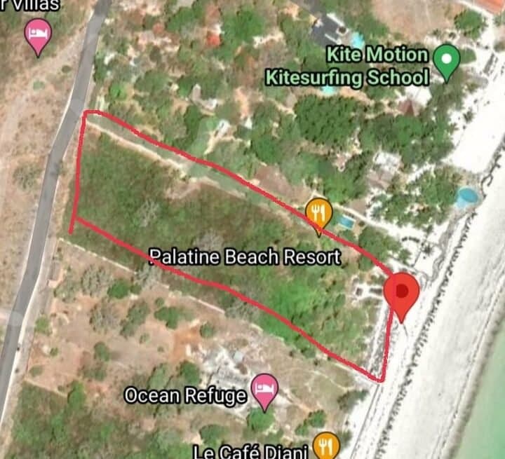 Original imagery supplied for Palatine beachfront development land